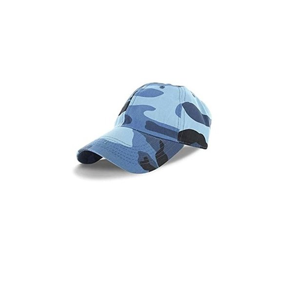 Anvil Accessories - Blue Camo Cap adjustable Velcro close New NWT